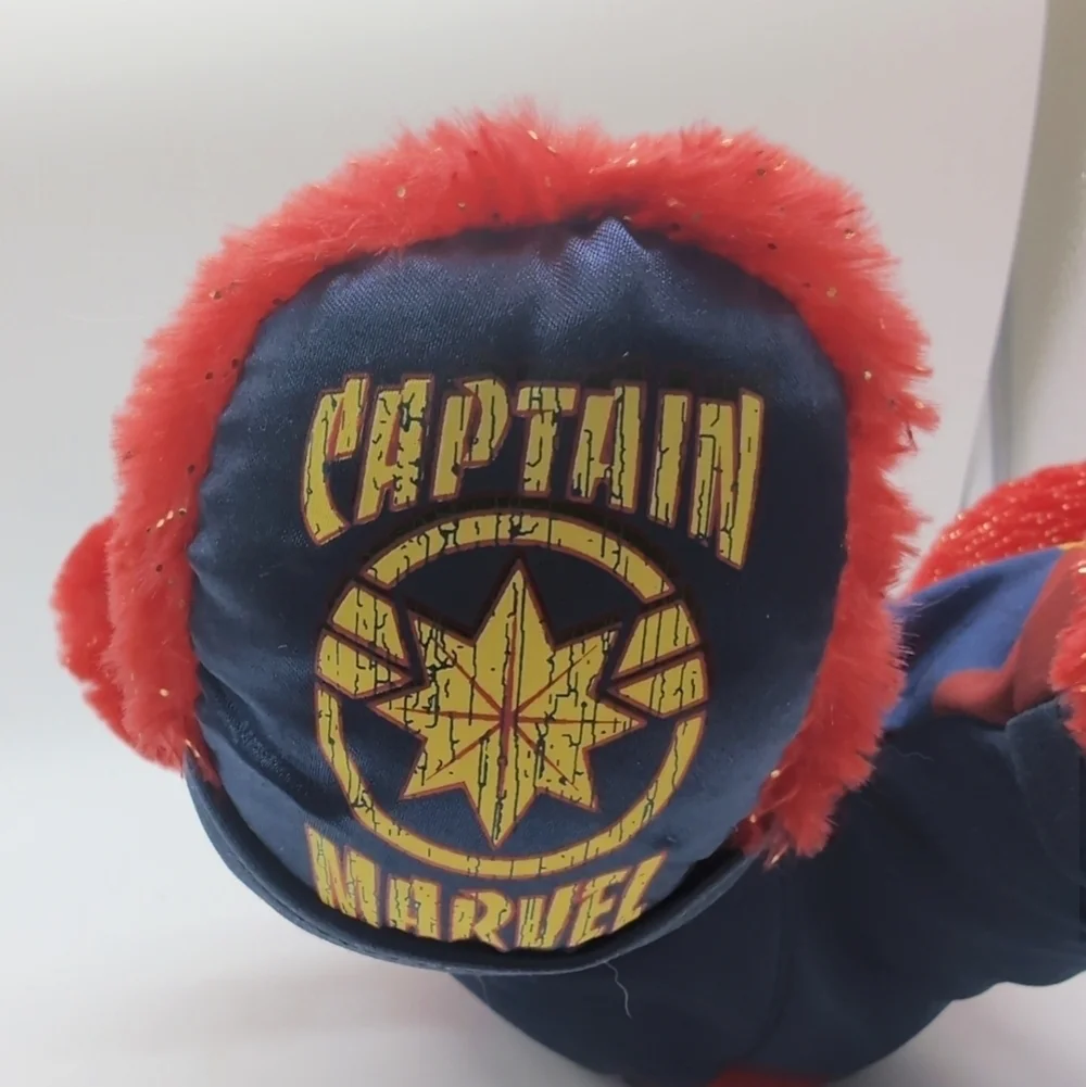 Marvel Captain Marvel Plush Build A Bear - Red Sparkle